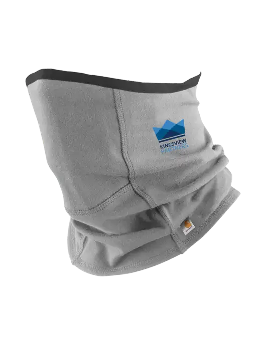 Carhartt Medium Grey Cotton Blend Filter Pocket Gaiter w/Kingsview Partners Logo
