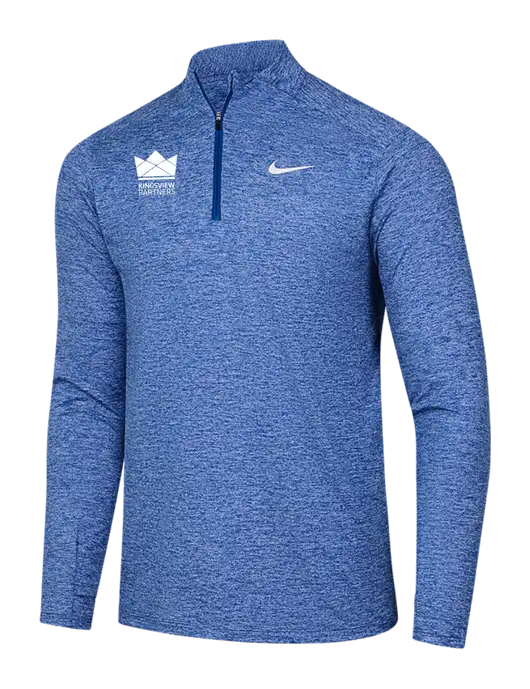 Nike Royal Heather Dri-FIT Element 1/2-Zip Pullover w/Kingsview Partners Logo