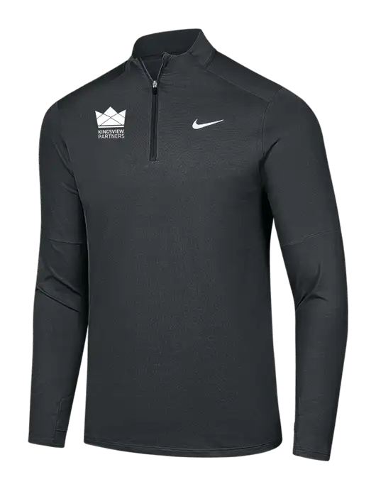 Nike Dark Grey Dri-FIT Element 1/2-Zip Pullover w/Kingsview Partners Logo
