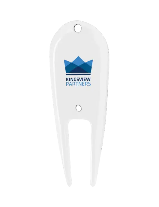 White Divot Tool w/Kingsview Partners Logo