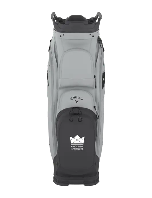 Callaway Org 14 Light Grey Golf Bag  w/Kingsview Partners Logo