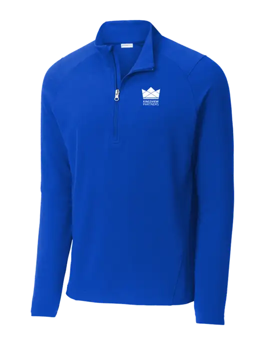 Sport-Wick Flex Fleece Royal Blue 1/4-Zip w/Kingsview Partners Logo