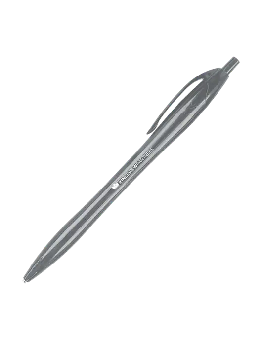 Novella Light Grey Solid Pen - Black Ink w/Kingsview Partners Logo