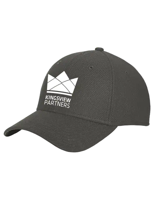 New Era Diamond Era Very Dark Grey Stretch Cap w/Kingsview Partners Logo