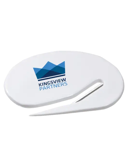 Oval Letter Opener w/Kingsview Partners Logo