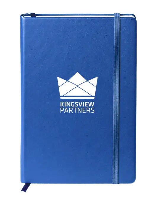 Neoskin Royal Hard Cover Journal 5.75 x 8.375
 w/Kingsview Partners Logo