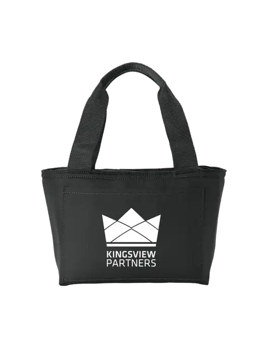 Iso Black Lunch Tote w/Kingsview Partners Logo
