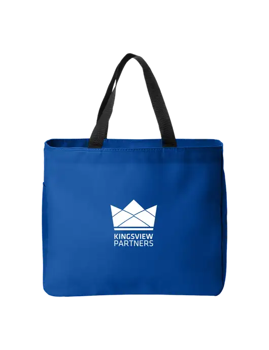 Essential Royal Tote w/Kingsview Partners Logo