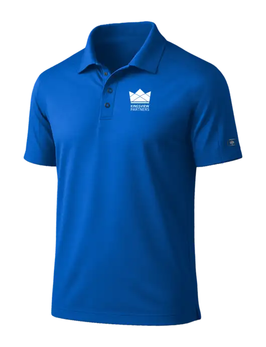 OGIO Linear Royal Blue Polo w/Kingsview Partners Logo