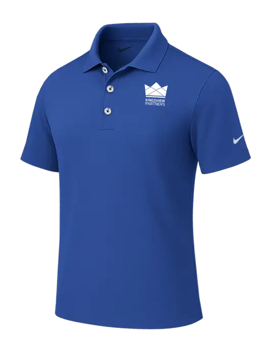 Nike Royal Tech Basic Dri-FIT Polo
 w/Kingsview Partners Logo