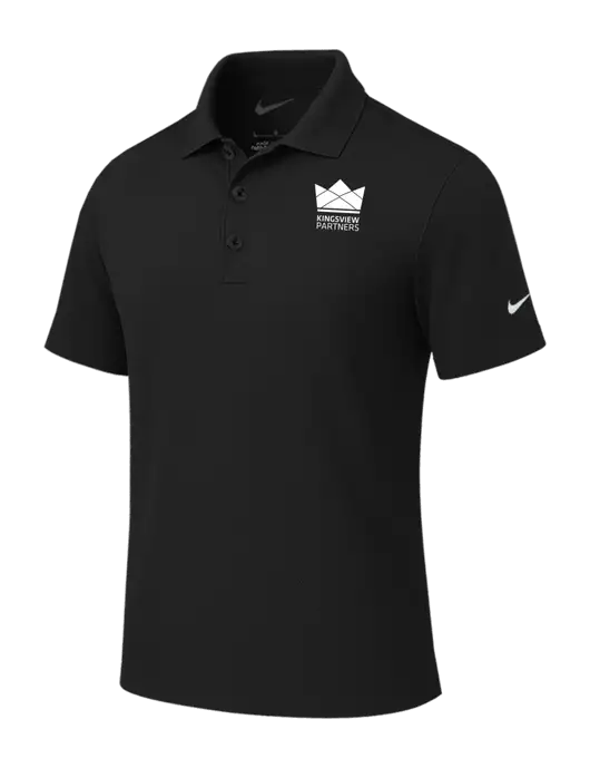 Nike Black Tech Basic Dri-FIT Polo
 w/Kingsview Partners Logo