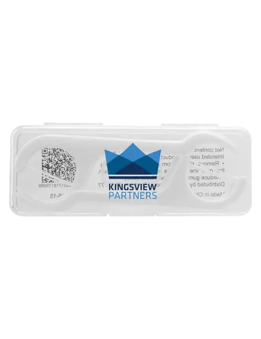 Floss Picks 10pc Travel Kit w/Kingsview Partners Logo