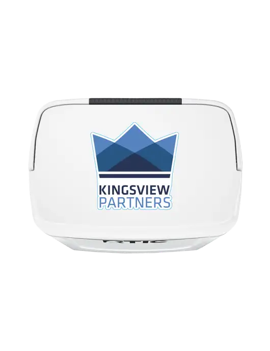 RTIC 8 QT Road Trip White Personal Hard Cooler w/Kingsview Partners Logo