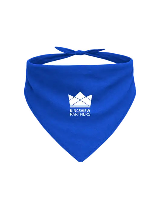 Royal Pet Bandana Large w/Kingsview Partners Logo