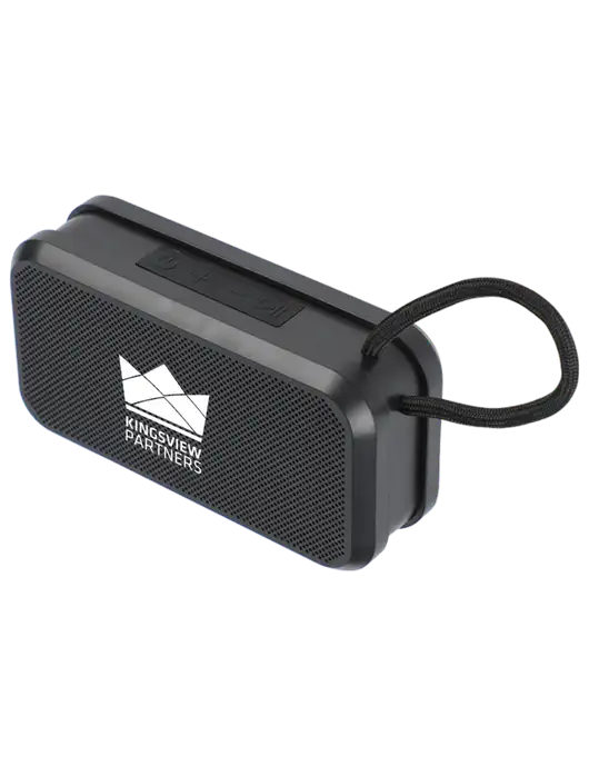 Bluetooth IPX5 Waterproof Speaker with Magnet Mount w/Kingsview Partners Logo