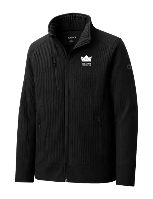 OGIO Black Trax Jacket w/Kingsview Partners Logo