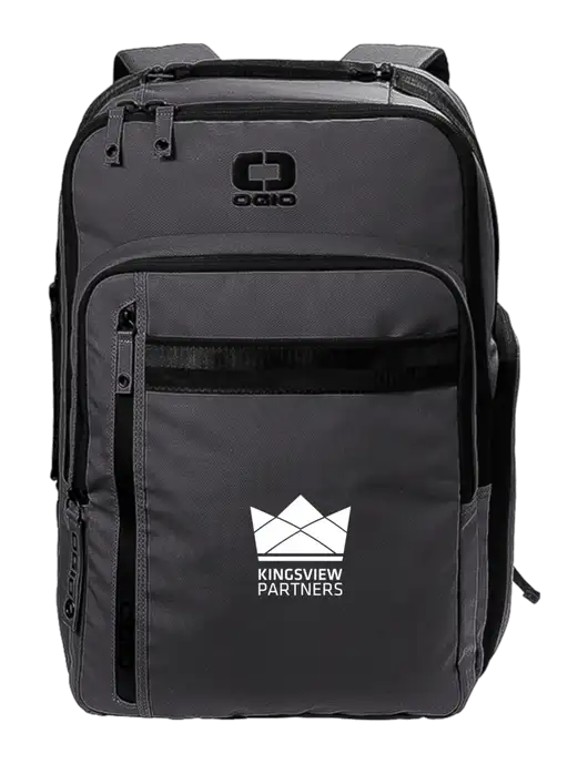 OGIO Commuter XL Dark Grey Backpack w/Kingsview Partners Logo