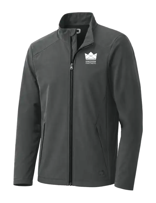 OGIO Dark Grey Commuter Full-Zip Soft Shell  w/Kingsview Partners Logo